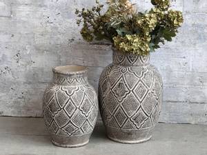 Hovedbilde Évron Vase med mønster liten - Chic Antique