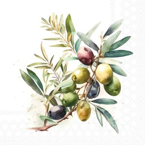 Hovedbilde Serviett Kaffe Olivegren - Consilimo